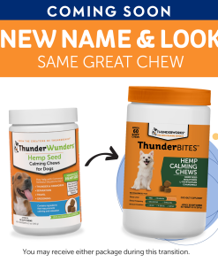 ThunderBites® for Dogs - Hemp Calming Chews